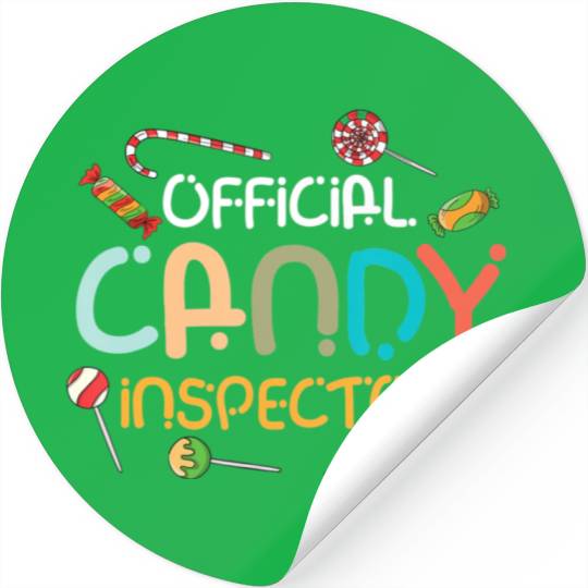 Halloween Costume Lollipop Official Candy Stickers