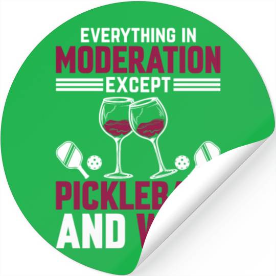 Playing Pickleball Tennis Paddleball Pickleball Pl Stickers