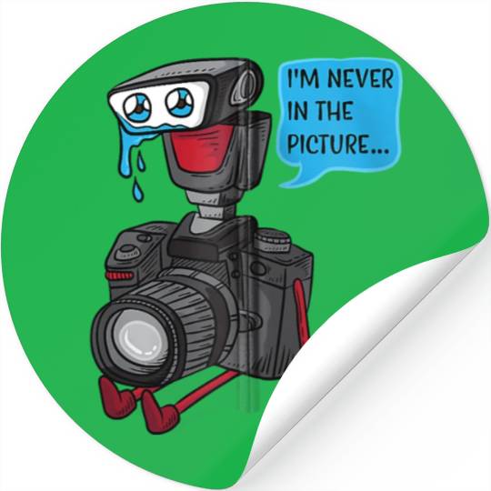 Sad Photo Camera Crying Photographer Joke Gift Pho Stickers