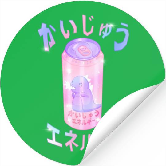 Kaiju Energy Drink | Funny Monster Japanese Art Stickers