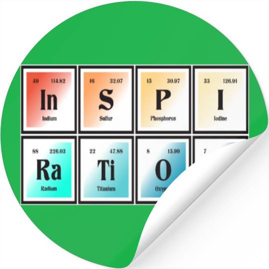 Inspiration | Periodic Table of Elements Stickers