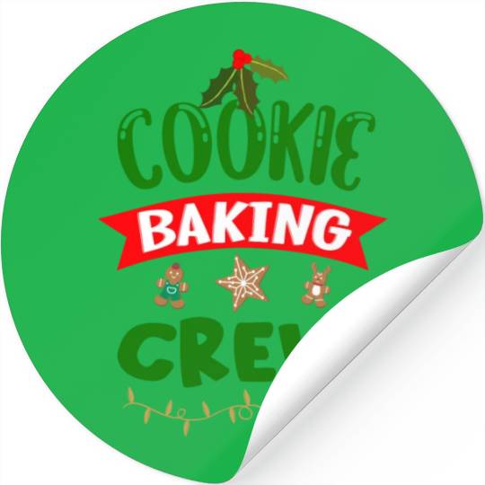 Cookie Baking Crew Stickers