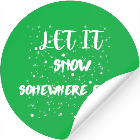 Let it snow , Christmas Stickers
