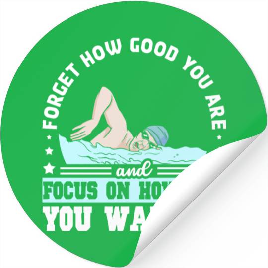 Swimming Swimmer Swim Stickers