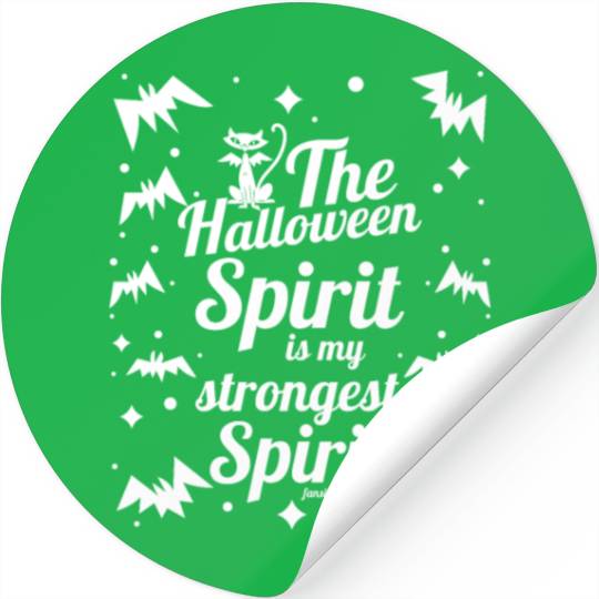 Bat monster pattern Halloween gift Stickers