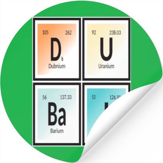 Elements of Dubai Stickers