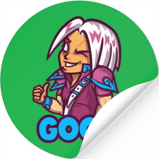 emote maker featuring lost ark inspired characters Stickers