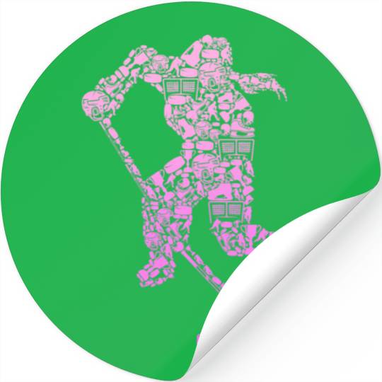 Women's Ice Hockey Player Stickers