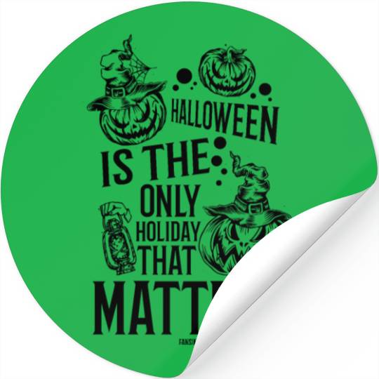 creepy pumpkins for the Halloween costume Stickers