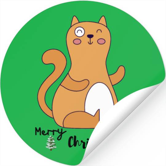 MERY CHRISTMAS Stickers Funny Short Graphic Tops