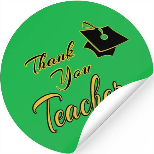 Thank You Teacher Stickers