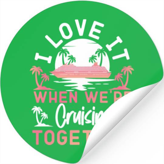 Cruise Ship Vacation Friends Stickers
