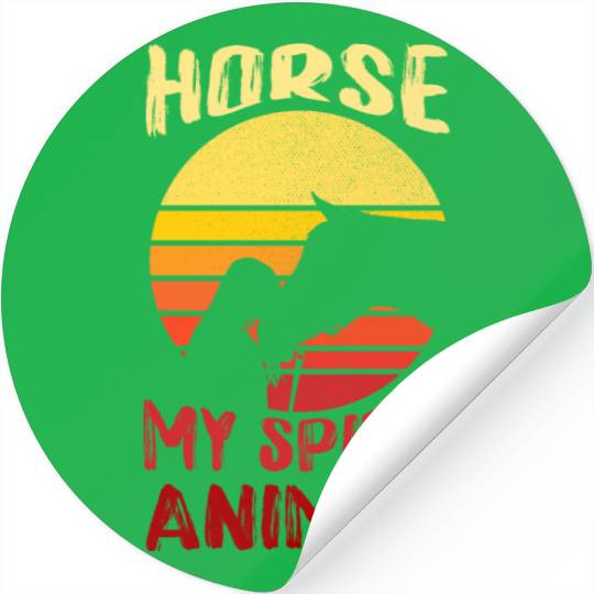 horse my spirit animal Stickers