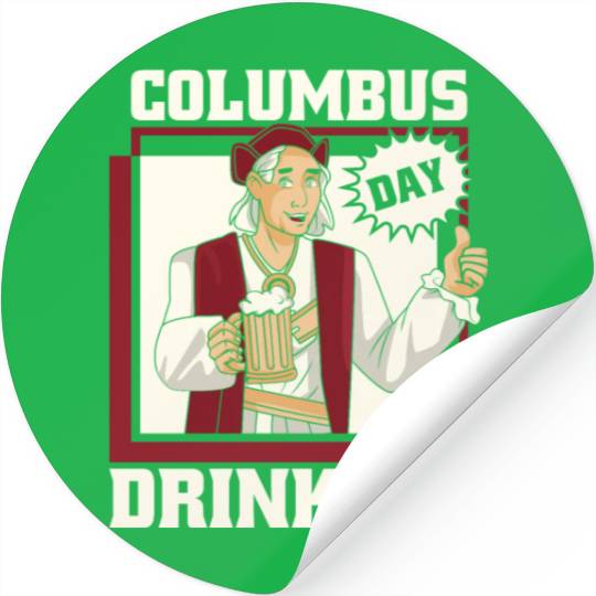 Columbus Day 1492 Stickers