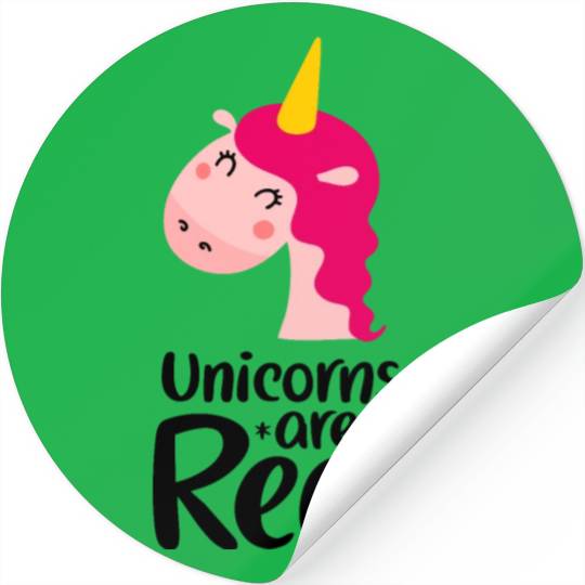 Unicorns Are Real 3 Stickers