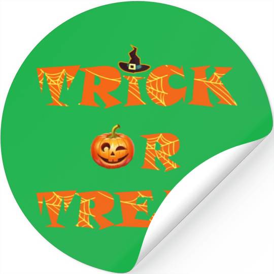 Halloween Trick or treat Stickers