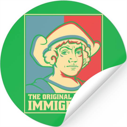 Columbus Day 1492 Stickers