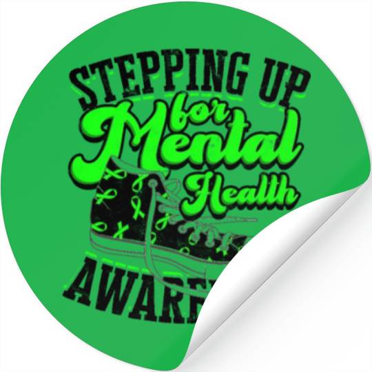 Stepping up for mental health awareness - Stickers