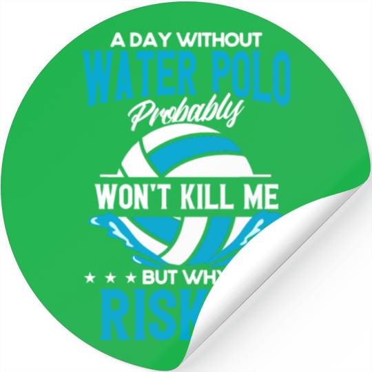 Water Polo Water Sports Polo Swimming Pool Player Stickers