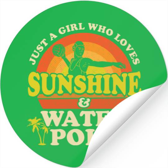 Water Polo Water Sports Polo Swimming Pool Player Stickers