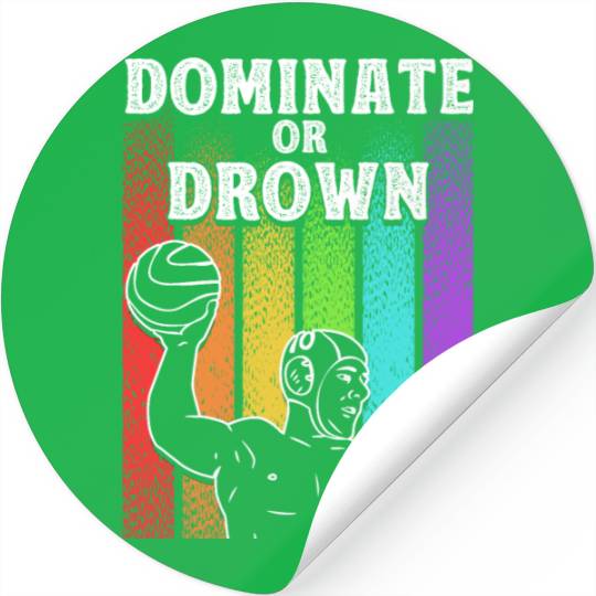 Water Polo Water Sports Polo Swimming Pool Player Stickers