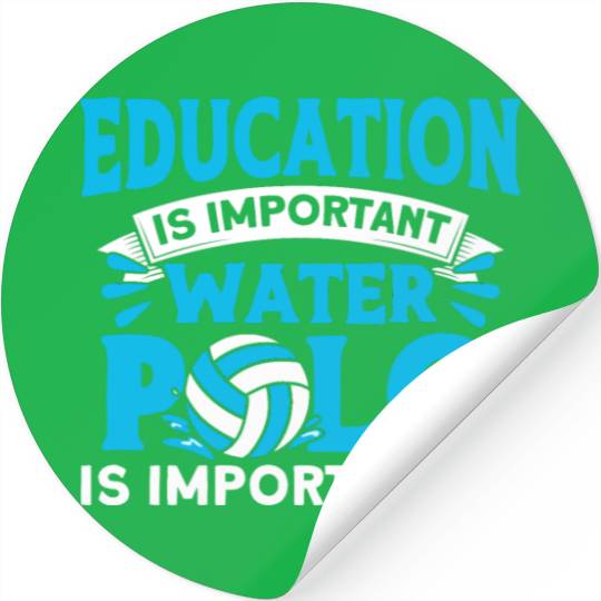Water Polo Water Sports Polo Swimming Pool Player Stickers