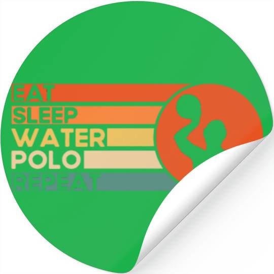 Water Polo Water Sports Polo Swimming Pool Player Stickers