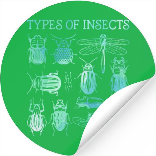Biology Bug Types of Insects Lover Stickers
