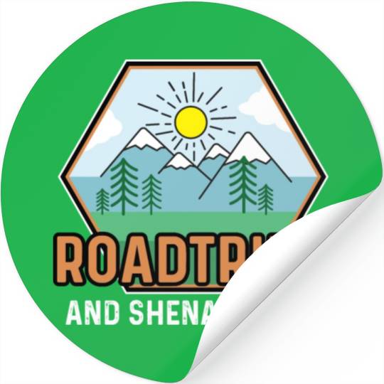 Road Trip Shenanigans Nature Lover And Explorer Gi Stickers