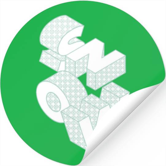 Snow Christmas Snowflake Gift idea Winter Letter Stickers