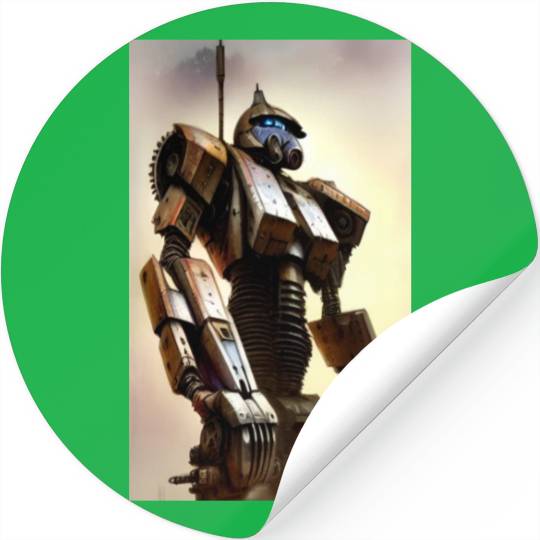 Warrior robot Stickers