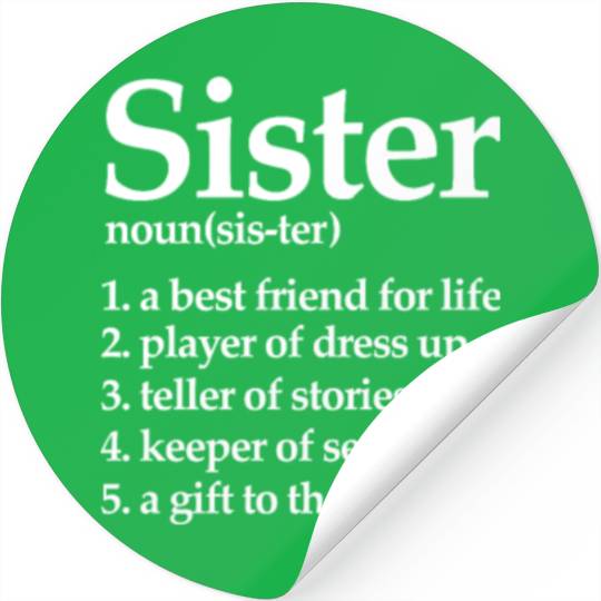 Sister Definition Stickers