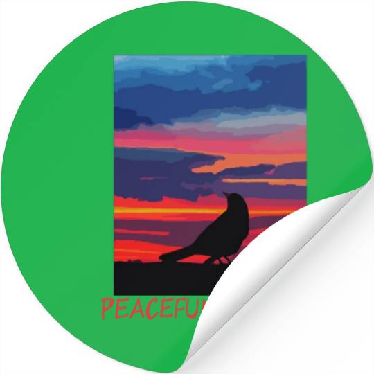Peaceful Silence Stickers