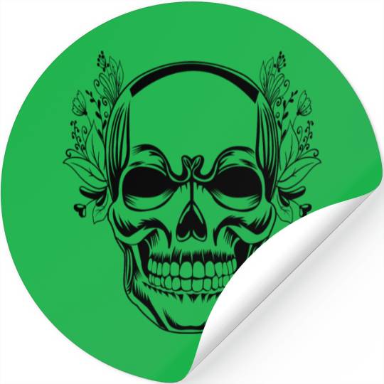 happy haloween skull Stickers