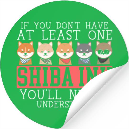 Shiba Inu Japanese Dog Lover Puppy Paw Love Stickers