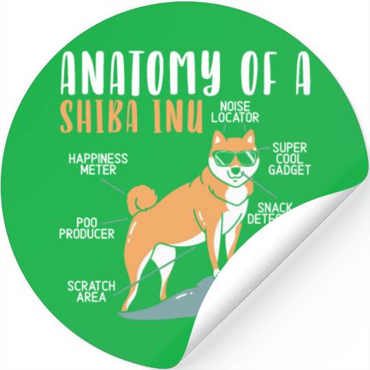 Shiba Inu Japanese Dog Lover Puppy Paw Love Stickers