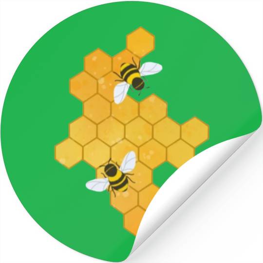 Nature Fly Yellow Stickers
