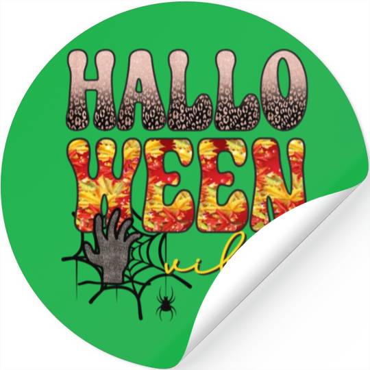 Halloween Vibes Sublimation 01 Stickers