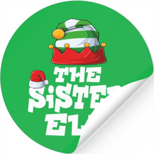 Gamer Elf Family Matching Christmas Group Pajama Stickers