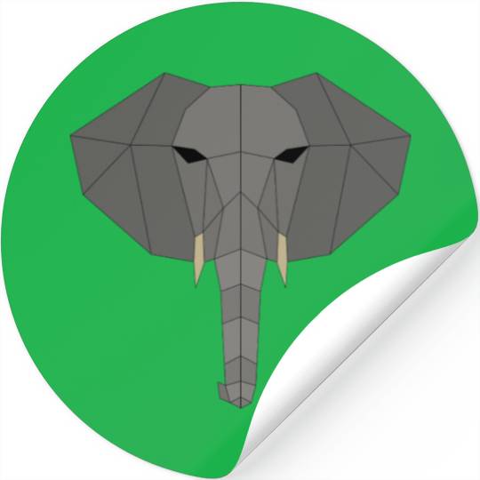 Elephant geometric Stickers