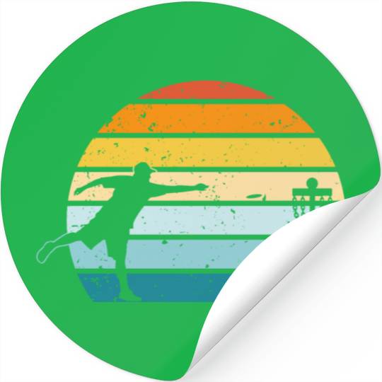Disc Golf Disc Golfing Player Ultimate Frisbee Stickers