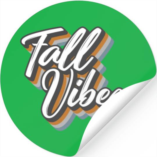 Halloween Theme Fall Vibes Coffee Lover Mug Gift, Stickers