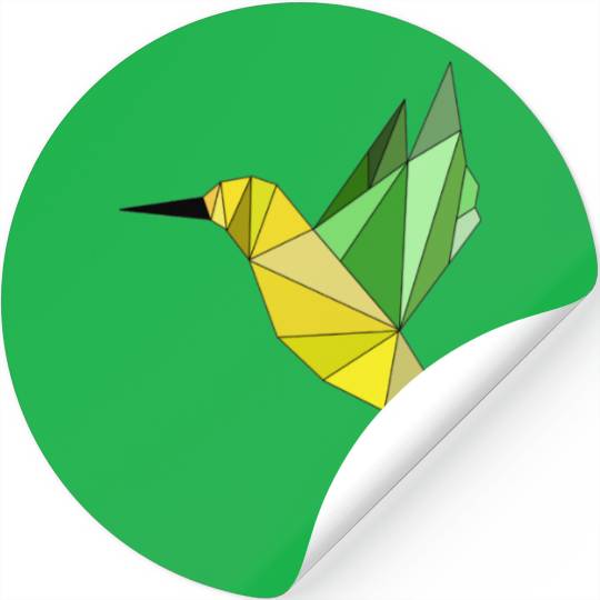 Hummingbird geometrical Stickers