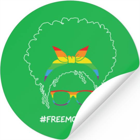 LBGT Flag Gay Pride Human Vintage Rainbow Stickers