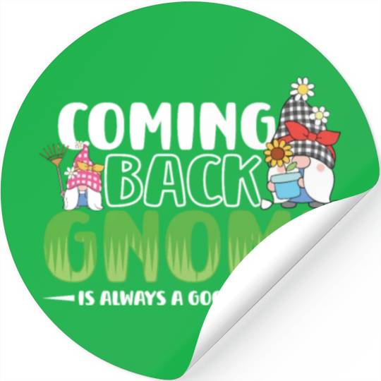Garden Gnomes Gnome Lover Funny Gnome Gardening Stickers