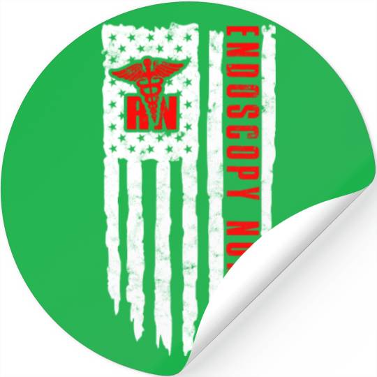 Endoscopy Nurse RN - biomedical biology Stickers