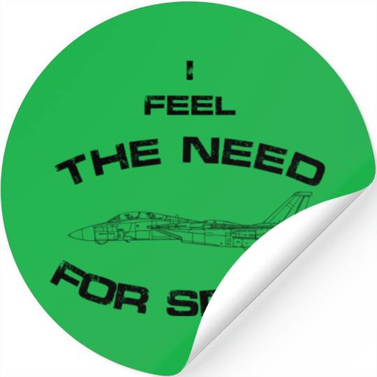 I FEEL THE NEED FOR SPEED | F-14 Tomcat Stickers