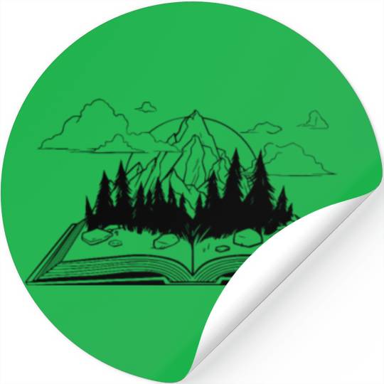 Gifts for Book Lovers, Books Literature Nature Stickers