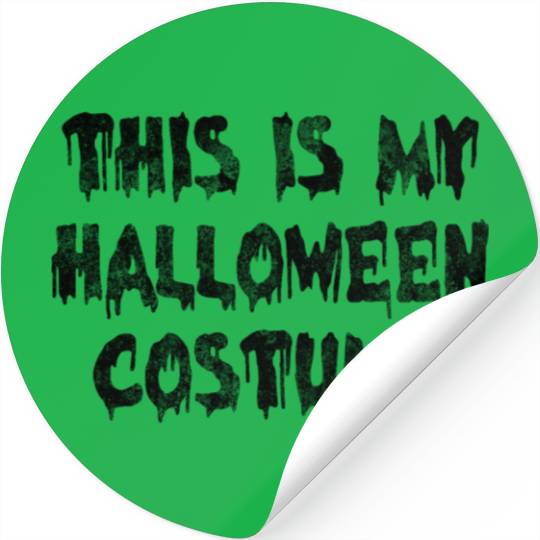 This is My Halloween Costume Stickers