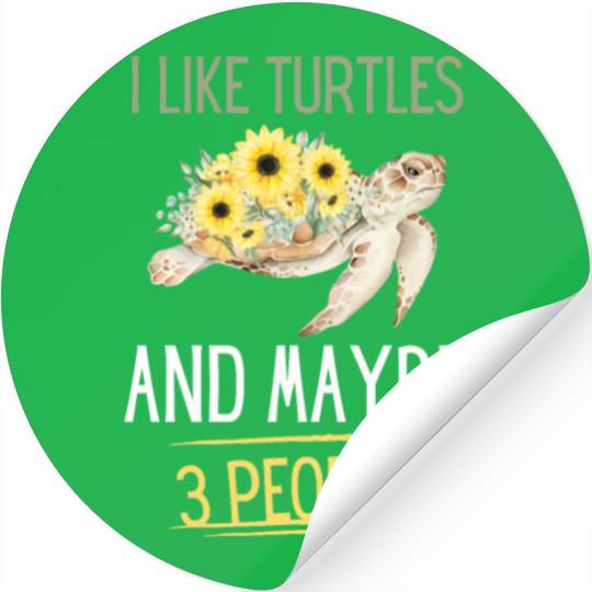 Sea Turtle Lover Ocean Animal Funny Gift Turtle Stickers